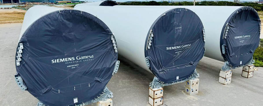 Windar Renovables entrega desde su fábrica en México la primera torre offshore fabricada en todo el continente americano torres_offshore_CVOW