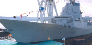 Navantia modernizará las fragatas F100 para extender su vida hasta 2045 botadura_F102