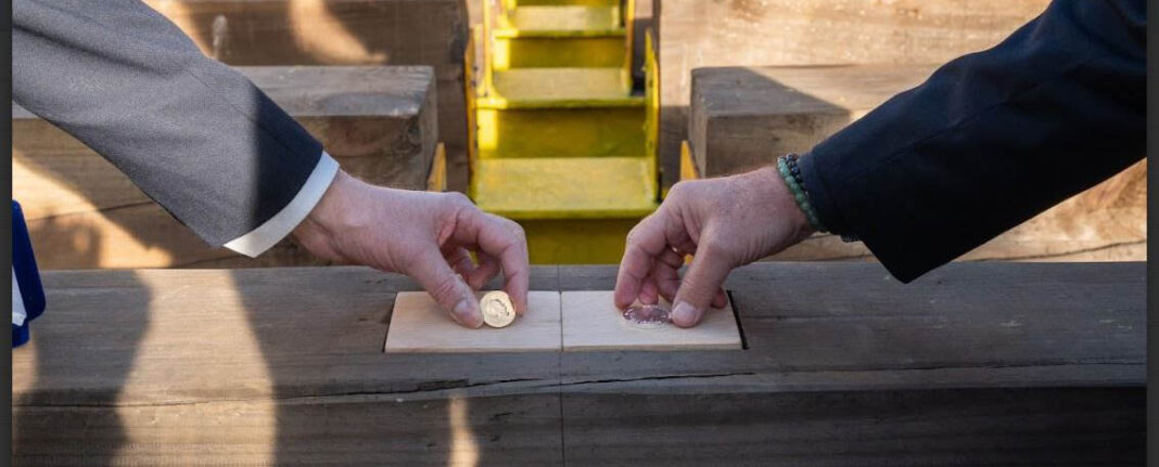 ceremonia_moneda_puesta_de_quilla_buque_insignia_univerdidad_técnica_de_Dinamarca